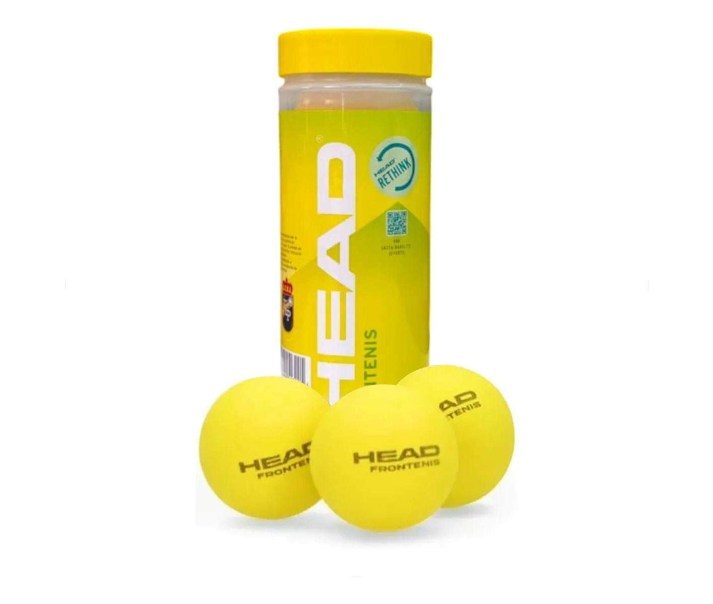 Pelota Head Frontenis Bote Con 3 piezas